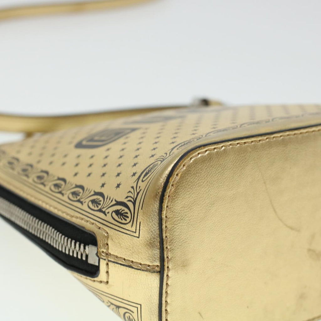 GUCCI Shoulder Bag Leather Gold 511189 43933