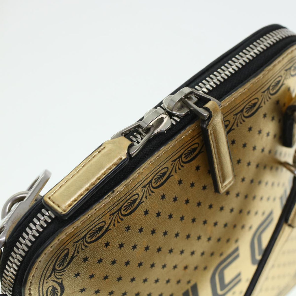 GUCCI Shoulder Bag Leather Gold 511189 43933
