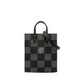 Black Louis Vuitton Damier Checkerboard Sac Plat XS Satchel