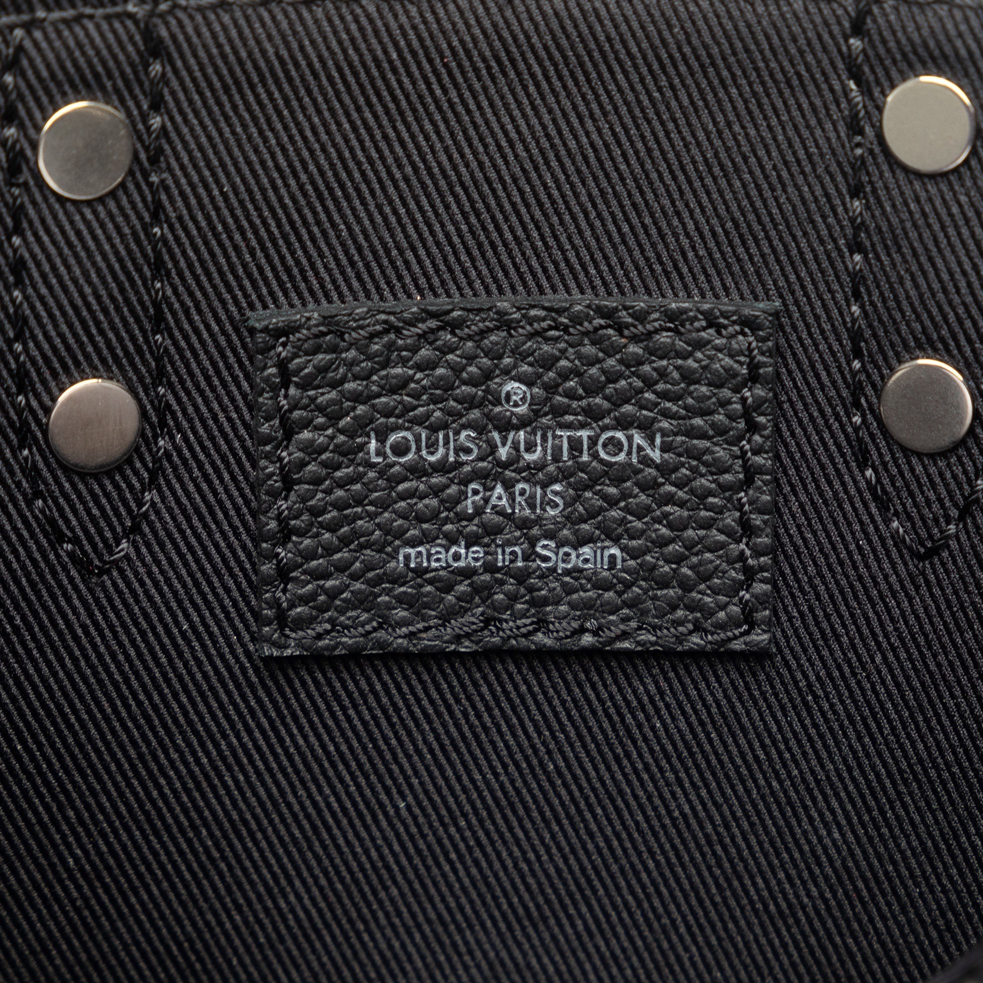 Black Louis Vuitton Damier Checkerboard Sac Plat XS Satchel