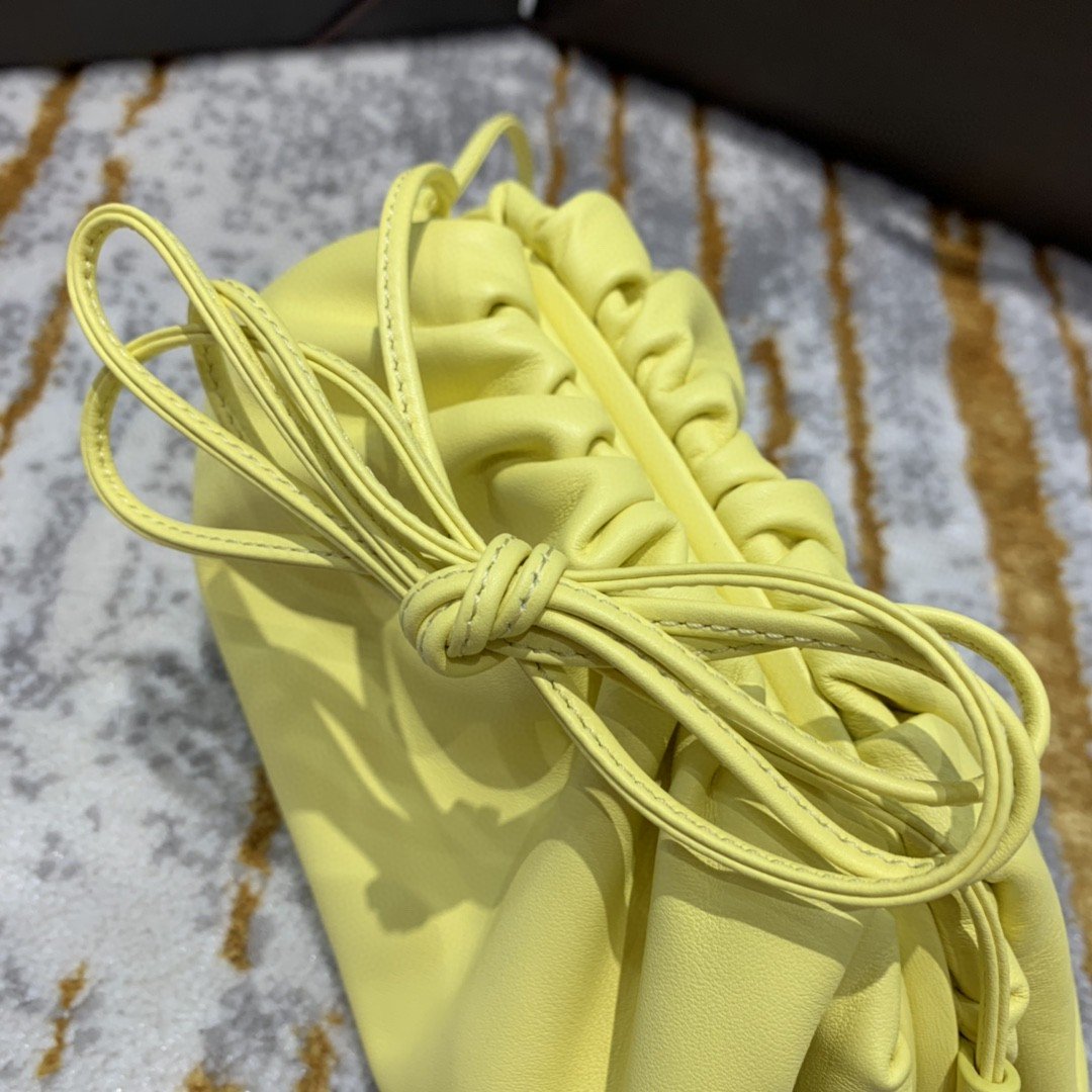 GLAMI Mini Pouch For Women 8.6in/22cm In Light Yellow