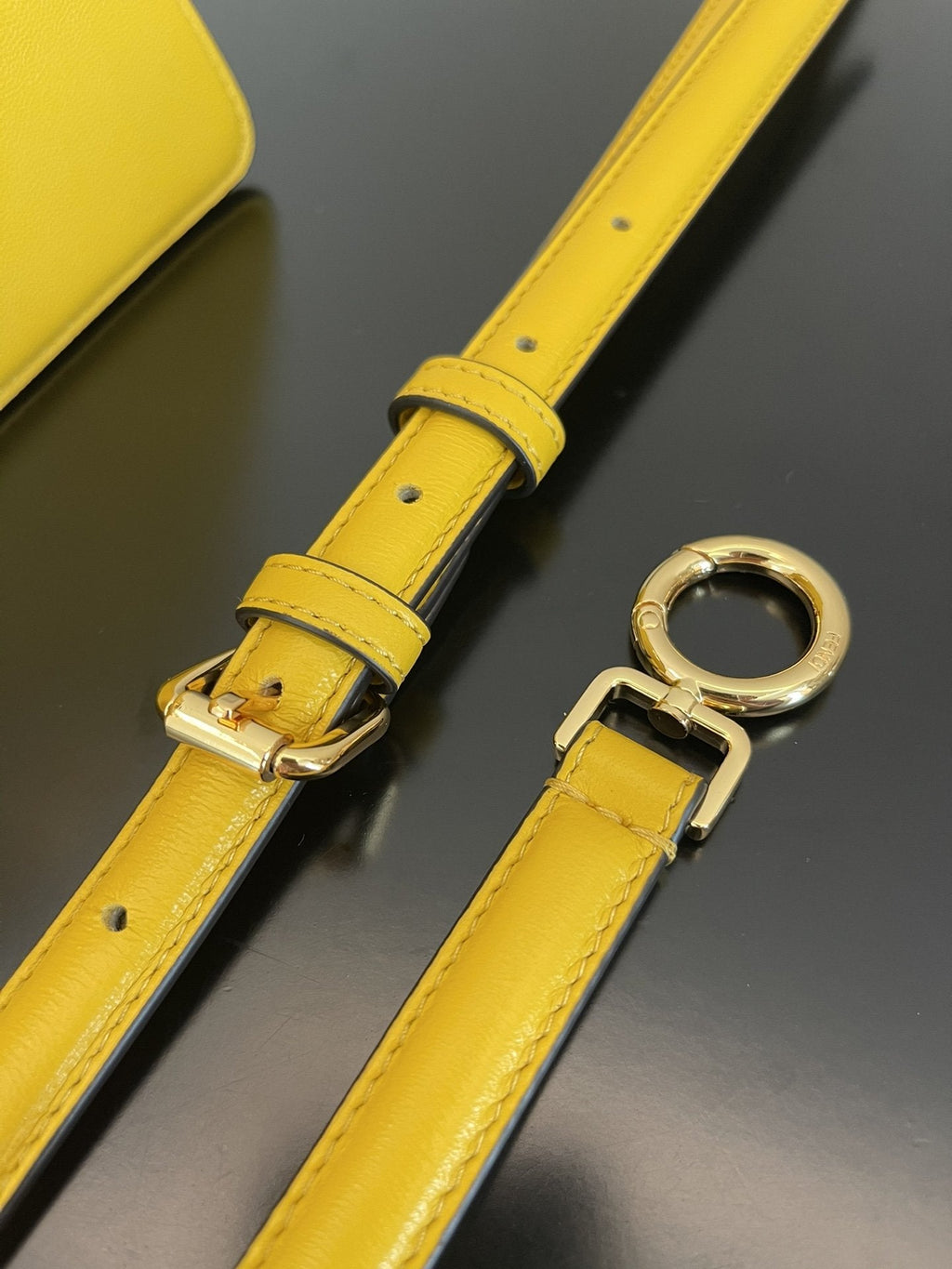 FI GlamI ISeeU Petite Yellow Small Bag For Woman 20cm/8in
