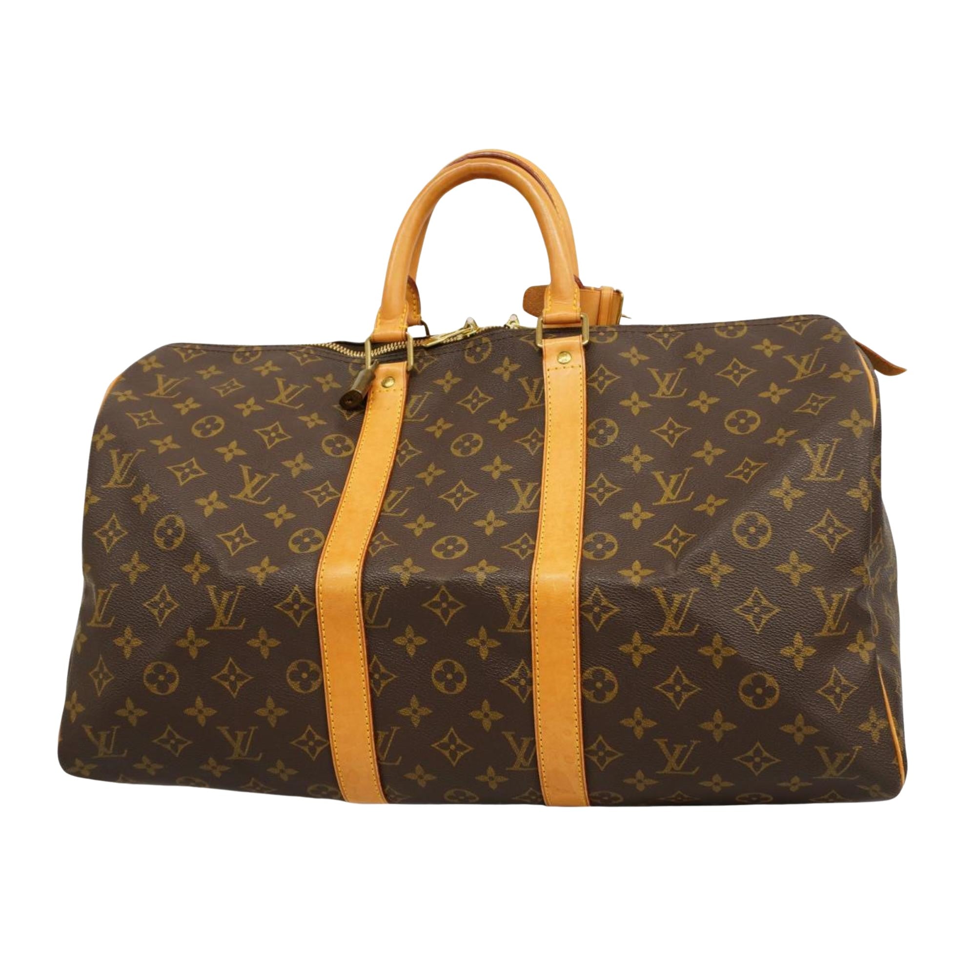 Louis Vuitton Keepall 45  Canvas Travel Bag ()