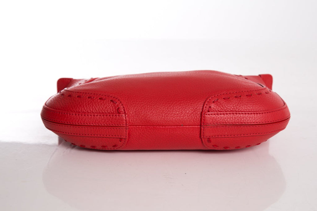 Escada Red Leather Pouch