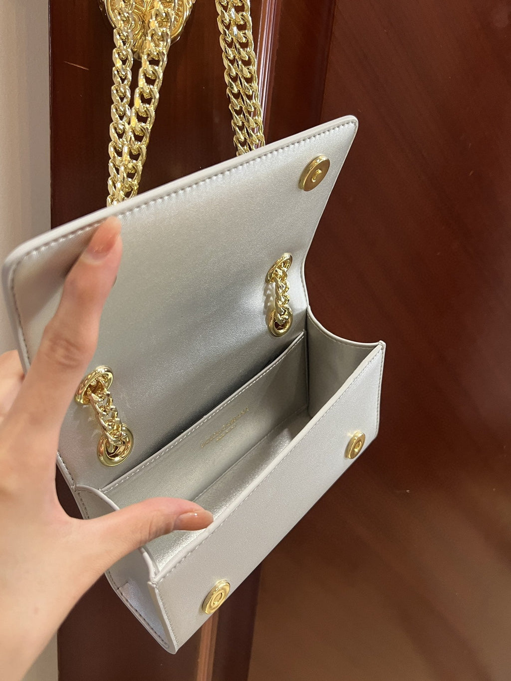 GLAMI Polished 3.5 Phone Bag Silver For Women 7.3in/19cm GLAMI