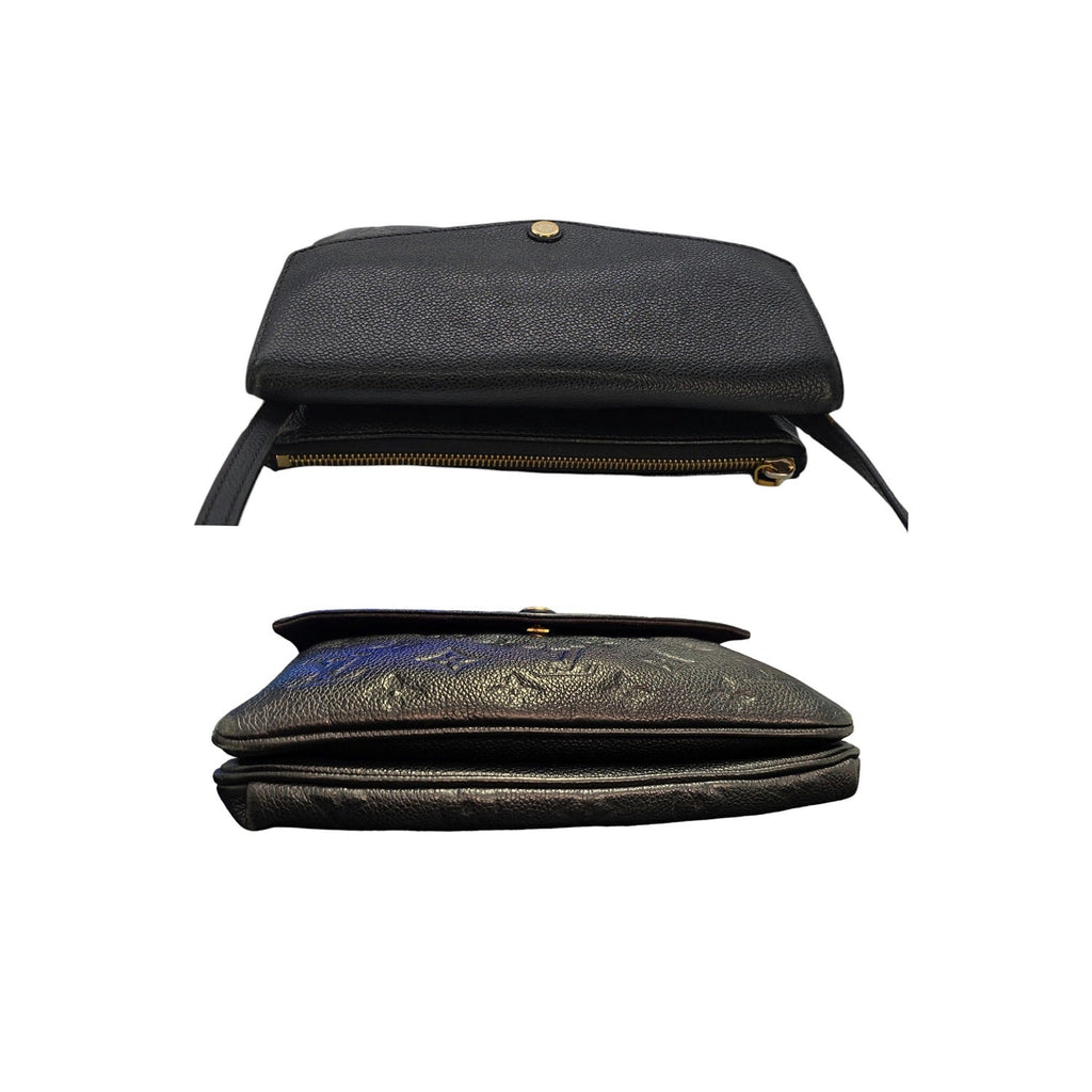 Louis Vuitton Twice Black Monogram Empreinte Crossbody Bag