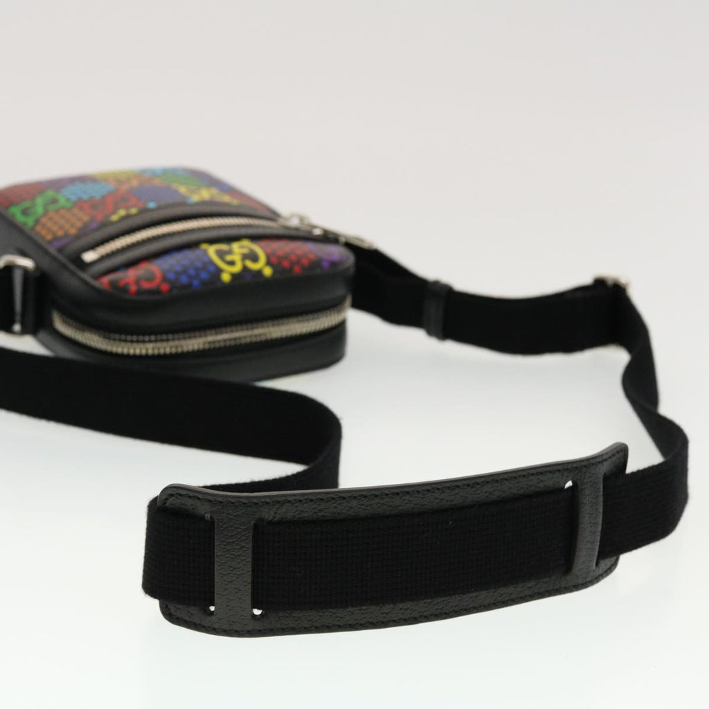 GUCCI GG Psychedelic Shoulder Bag PVC Leather Multicolor 44040A