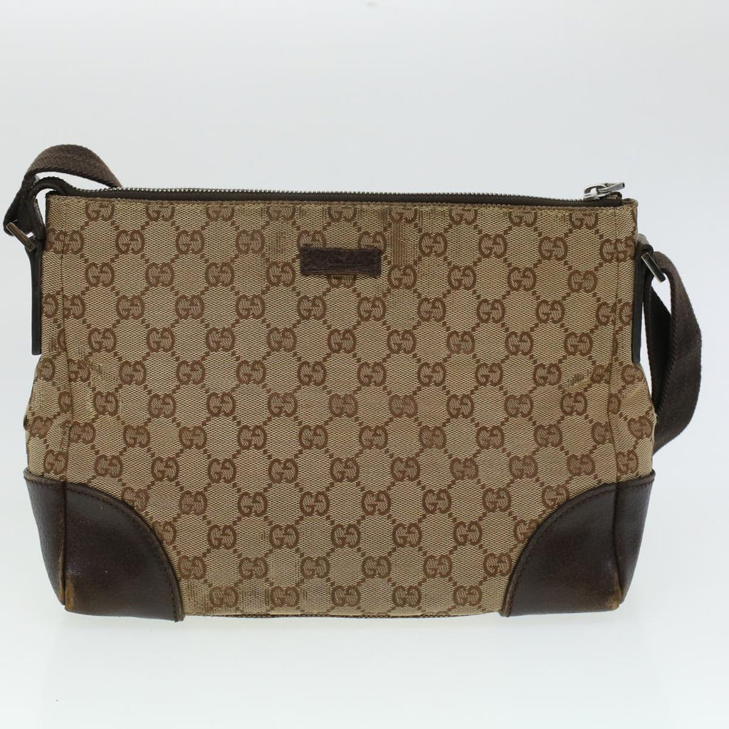 GUCCI GG Canvas Shoulder Bag 3Set Beige Black 44070