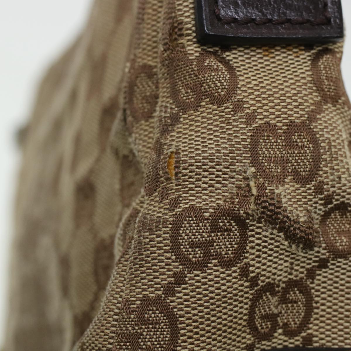 GUCCI GG Canvas Shoulder Bag 3Set Beige Black 44070