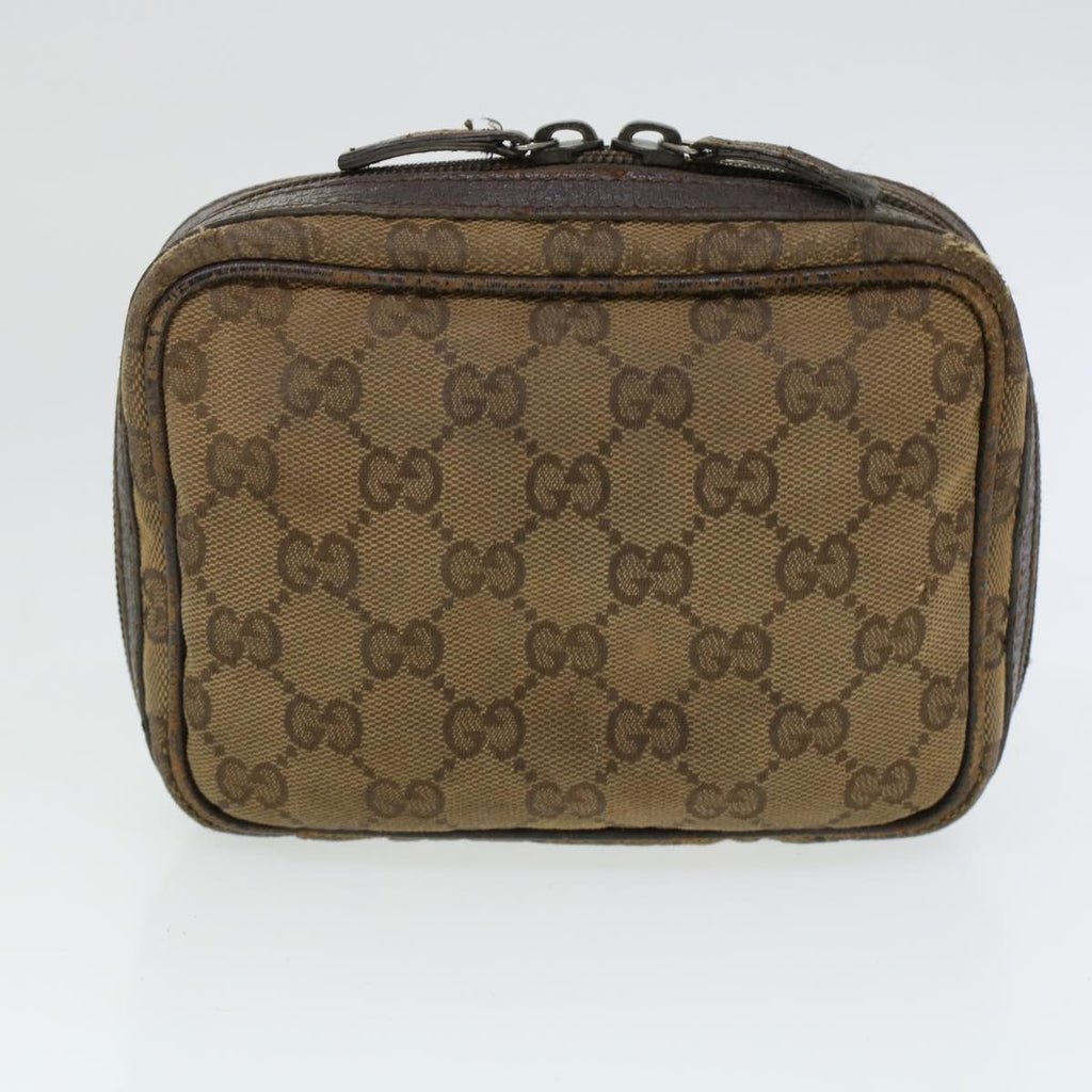 GUCCI GG Canvas Shoulder Bag 3Set Beige Black 44070