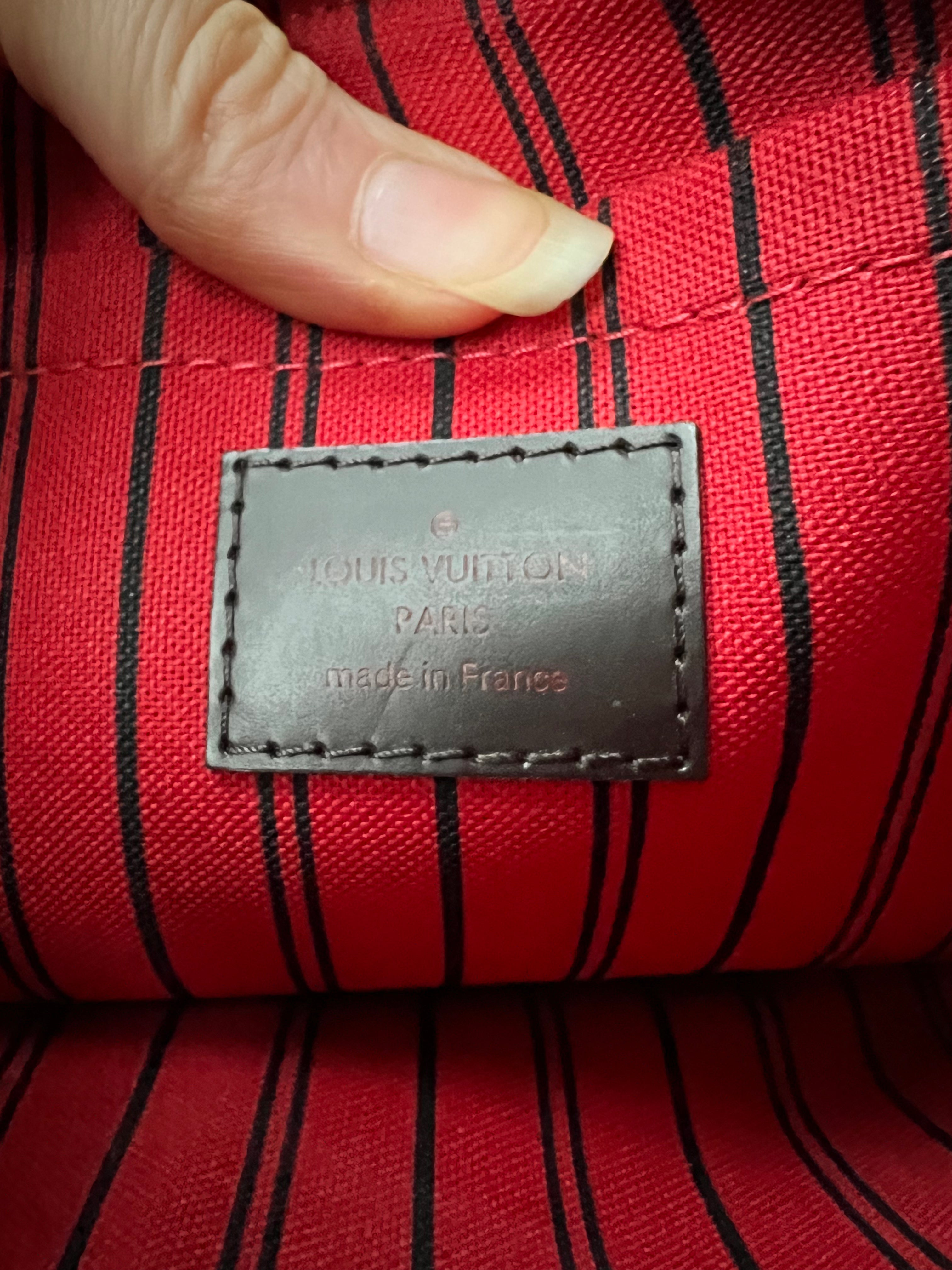 Louis Vuitton Pouch (from Neverfull) in Damier Ebene