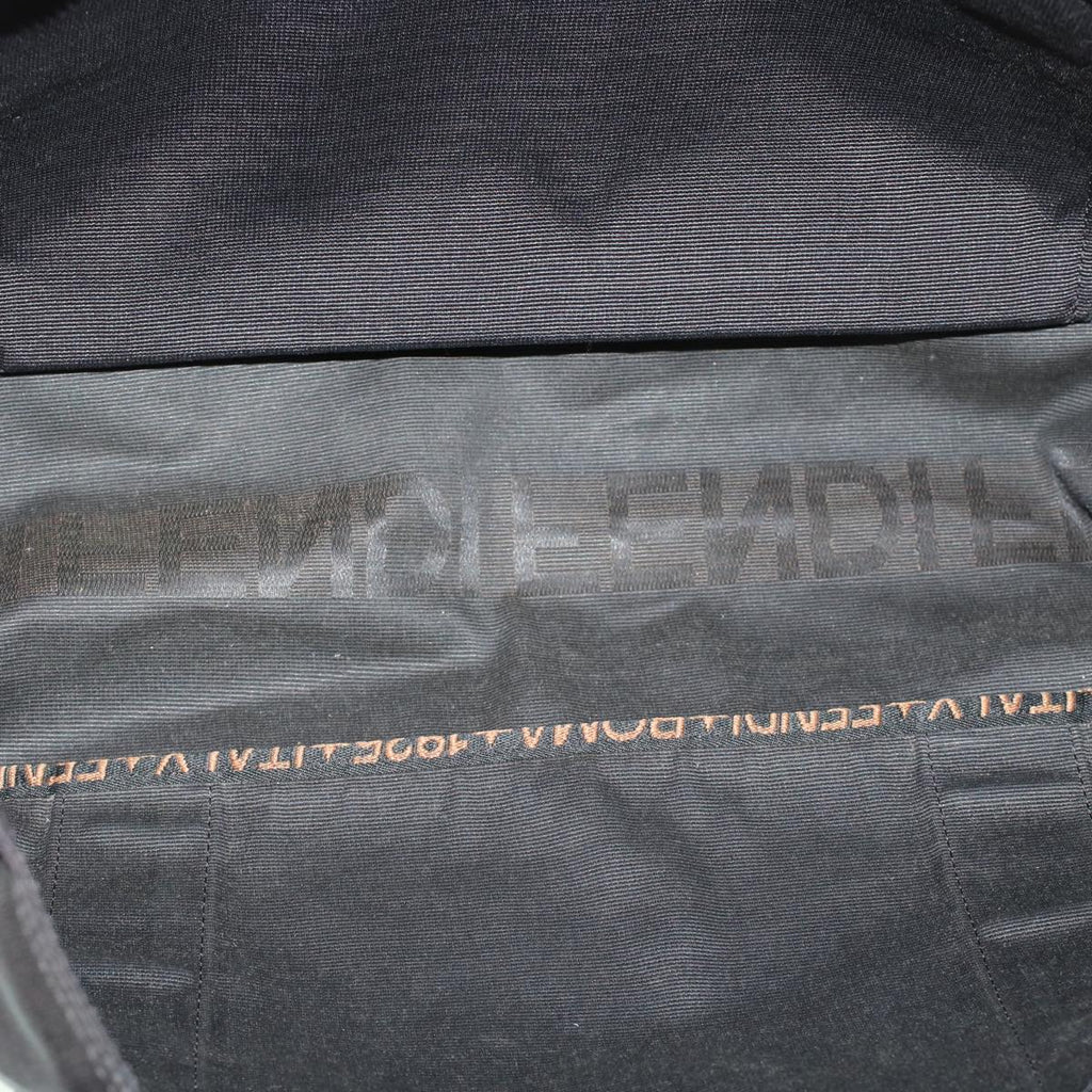 FENDI Tote Bag Nylon Black Brown 44164