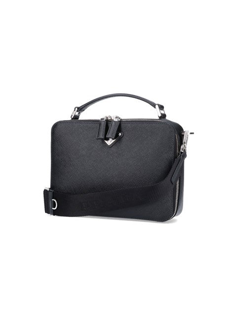 Prada Men Brique Saffiano Bag