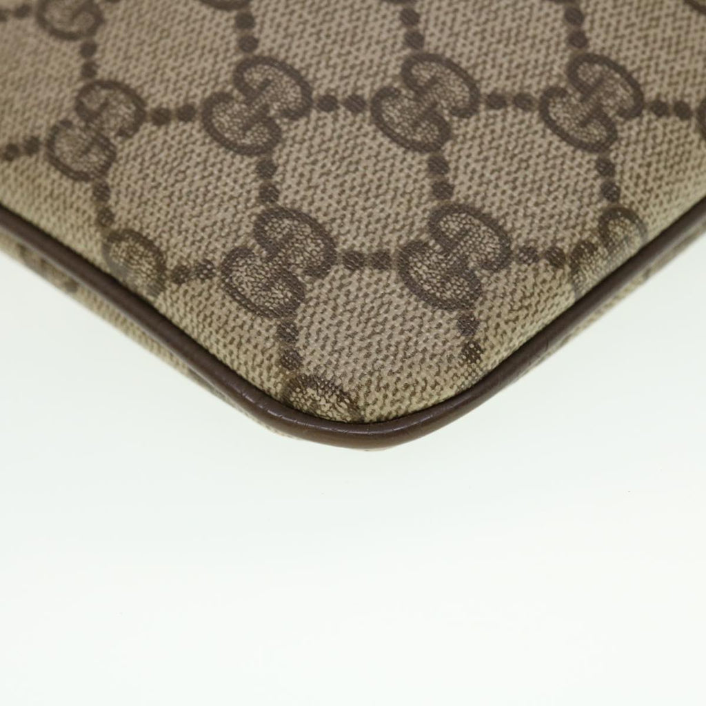 GUCCI GG Canvas Web Sherry Line Shoulder Bag Beige Red 904.02.047 44260