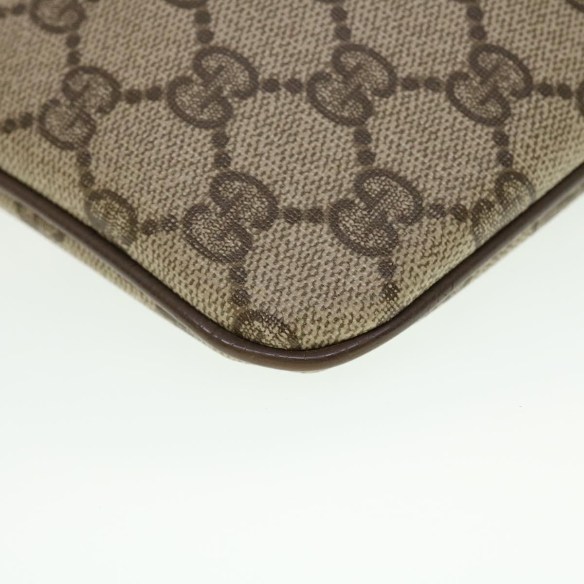 GUCCI GG Canvas Web Sherry Line Shoulder Bag Beige Red 904.02.047 44260