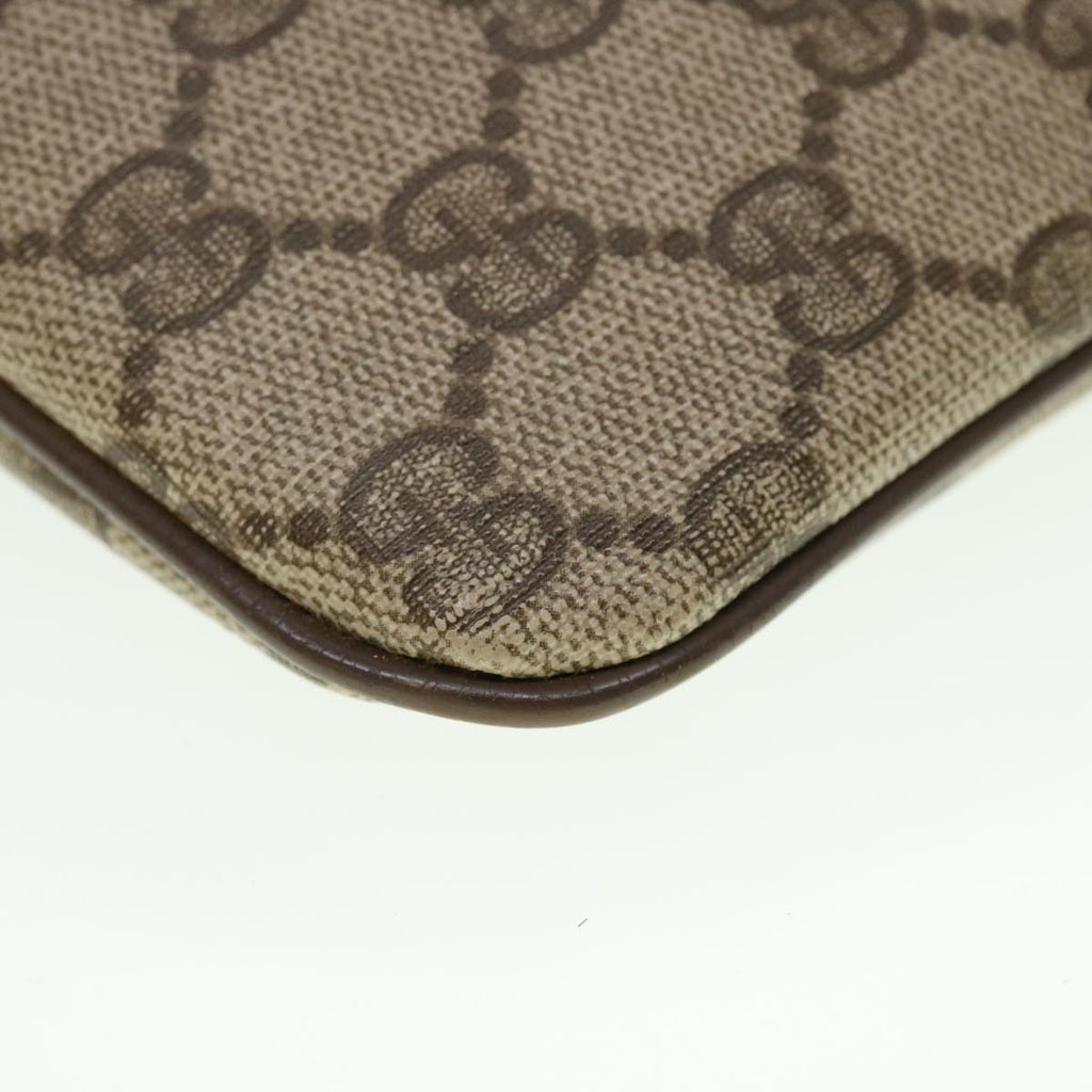 GUCCI GG Canvas Web Sherry Line Shoulder Bag Beige Red 904.02.047 44260