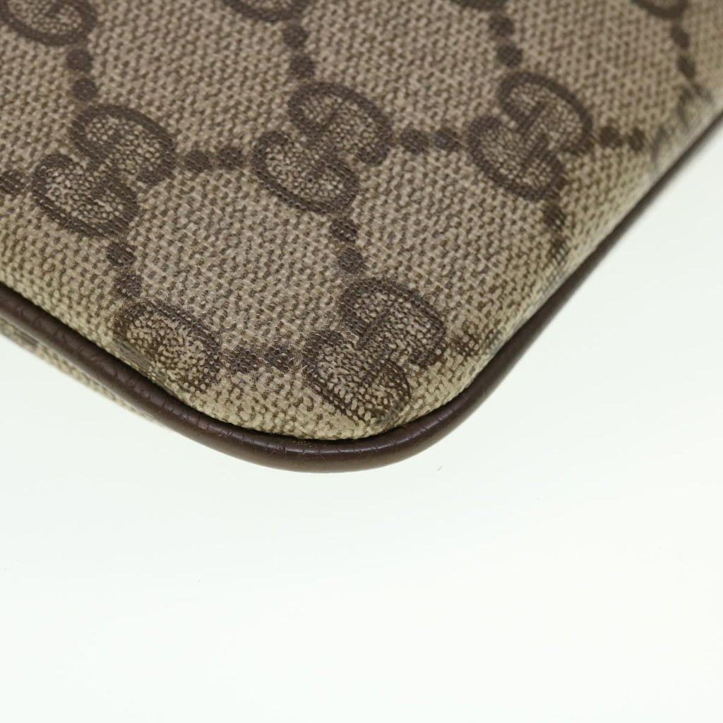 GUCCI GG Canvas Web Sherry Line Shoulder Bag Beige Red 904.02.047 44260