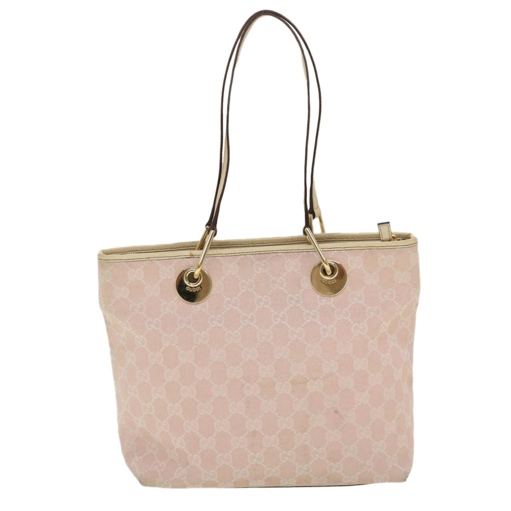 GUCCI GG Canvas Tote Bag Pink 139552 44265