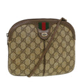GUCCI GG Canvas Web Sherry Line Shoulder Bag Beige Red 904.02.047 44304
