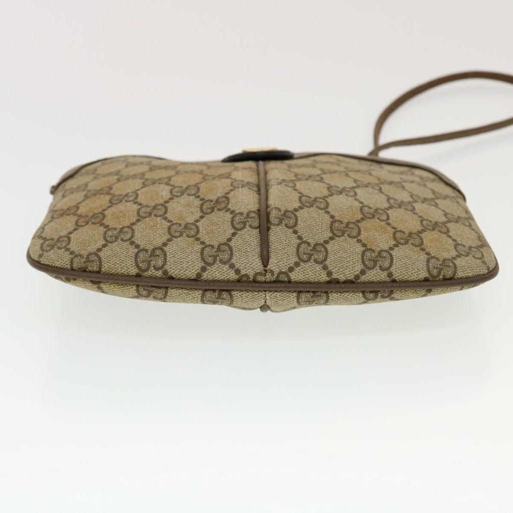 GUCCI GG Canvas Web Sherry Line Shoulder Bag Beige Red 904.02.047 44304