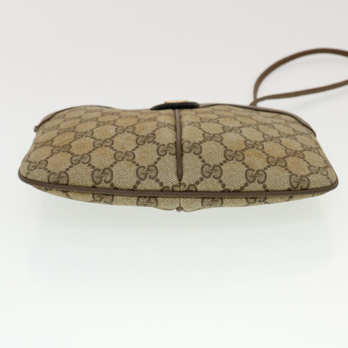 GUCCI GG Canvas Web Sherry Line Shoulder Bag Beige Red 904.02.047 44304