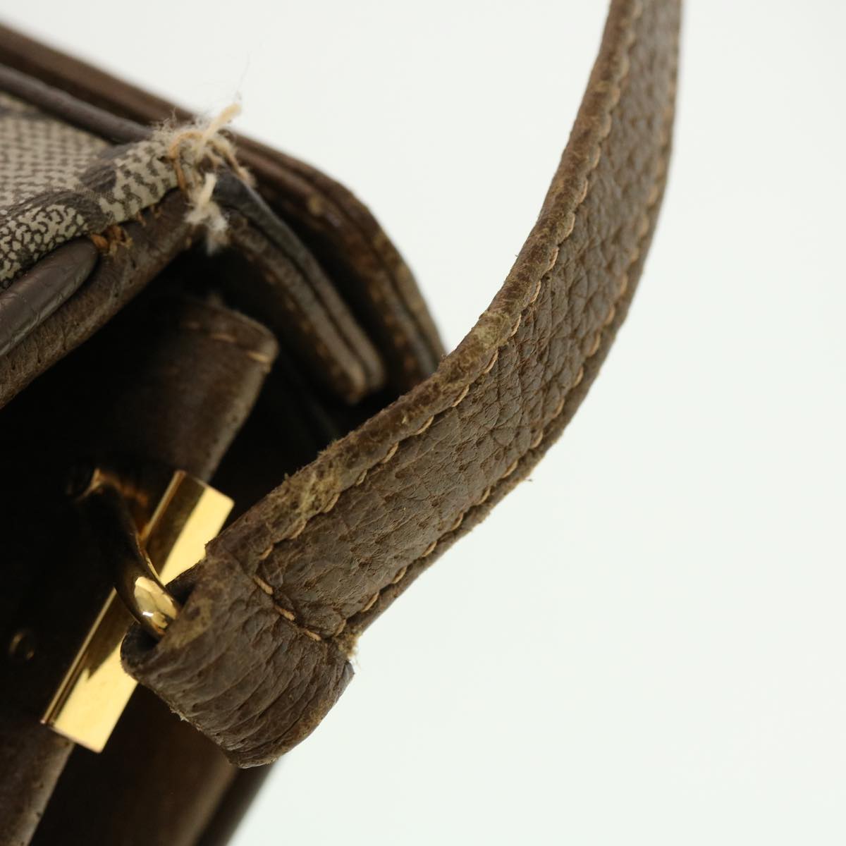 GUCCI GG Canvas Web Sherry Line Shoulder Bag Beige Red 116.02.024 44306