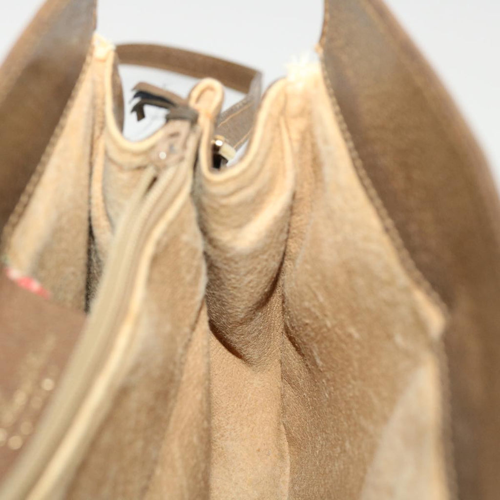 GUCCI GG Canvas Web Sherry Line Shoulder Bag Beige Red 116.02.024 44306