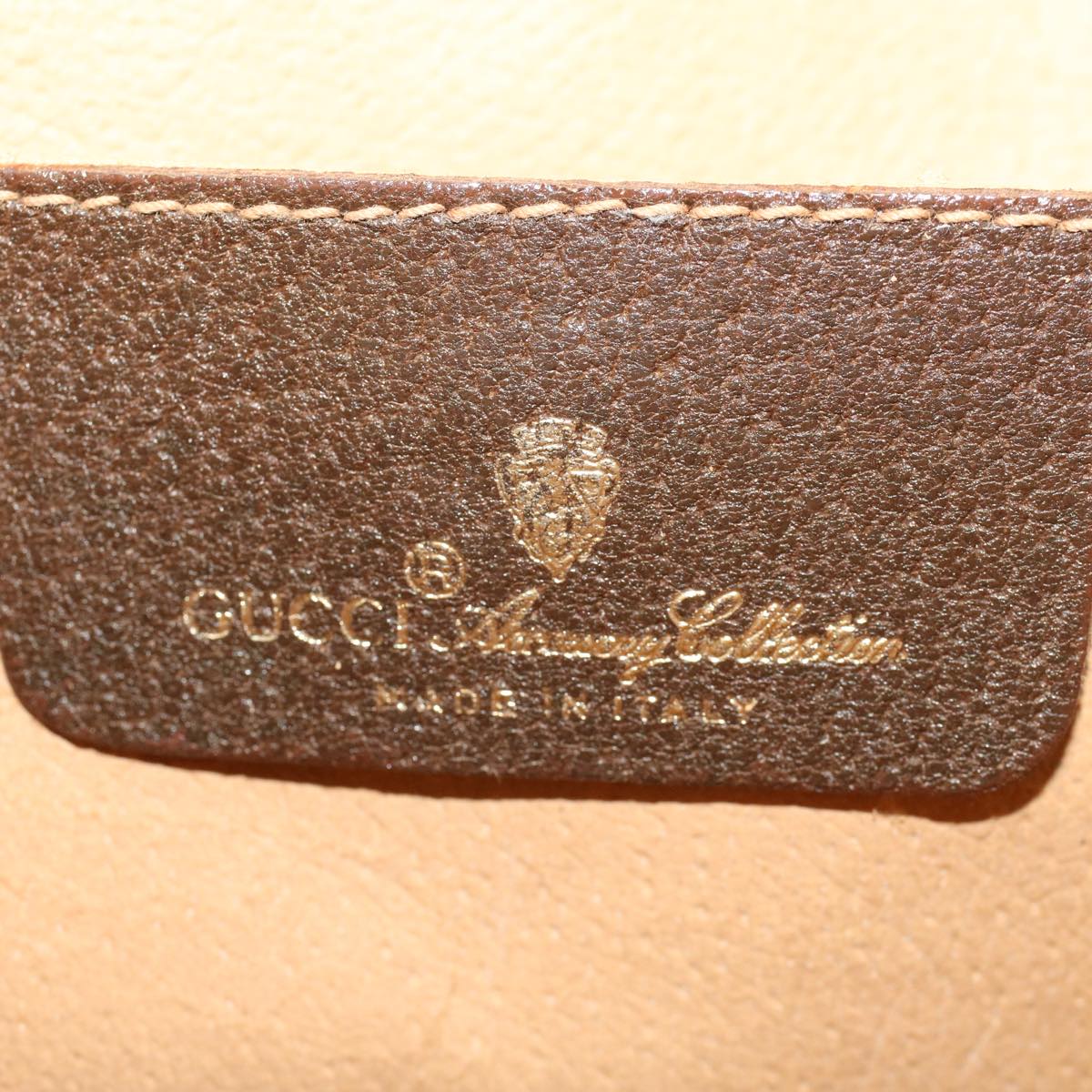 GUCCI GG Canvas Web Sherry Line Clutch Bag Beige Red Green 156.01.031 44314