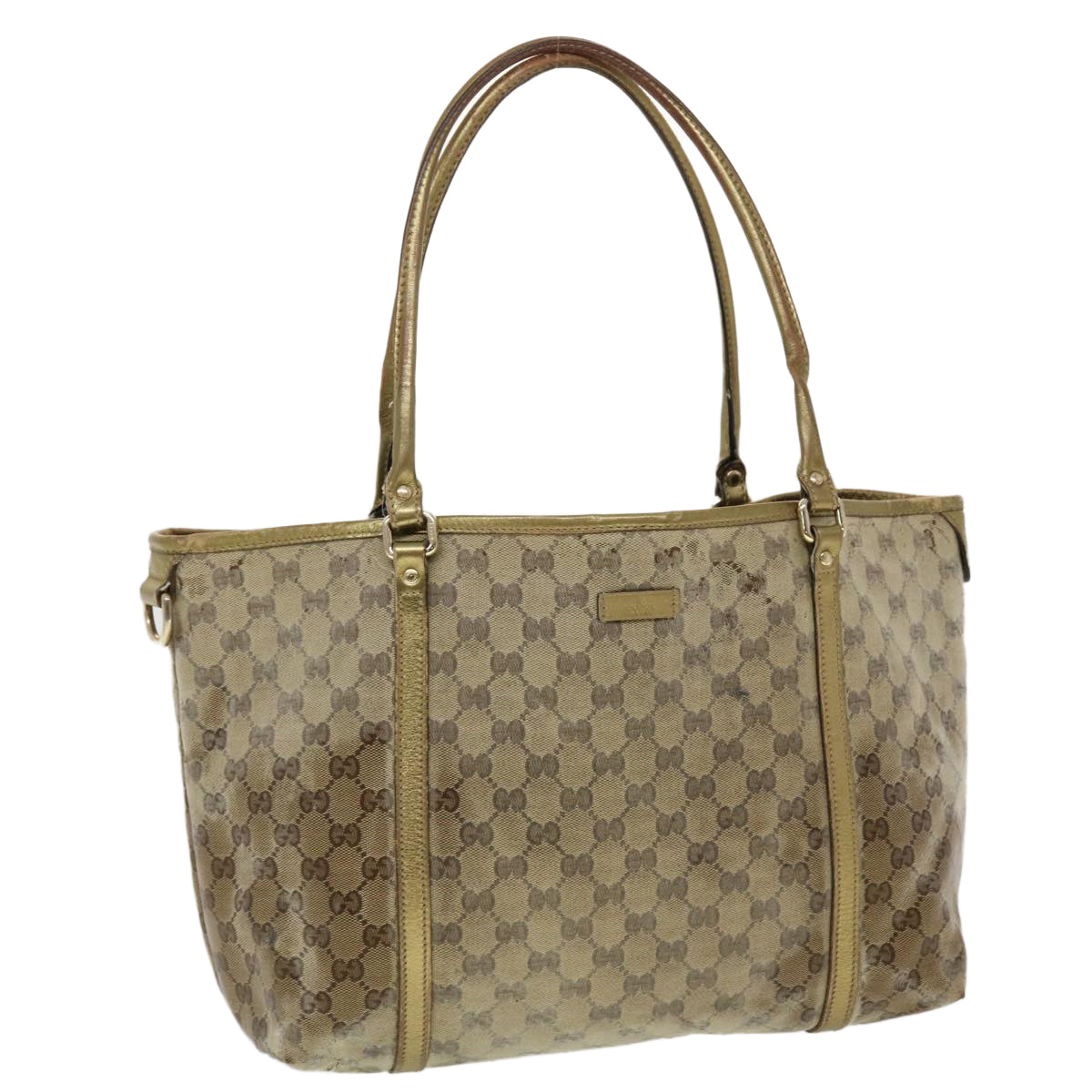 GUCCI GG Supreme Shoulder Bag Beige 197953 44426