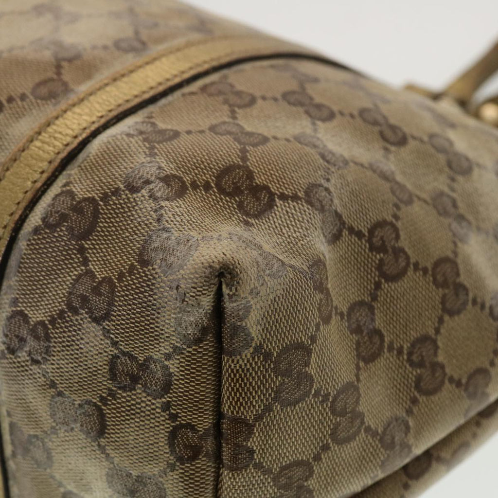 GUCCI GG Supreme Shoulder Bag Beige 197953 44426