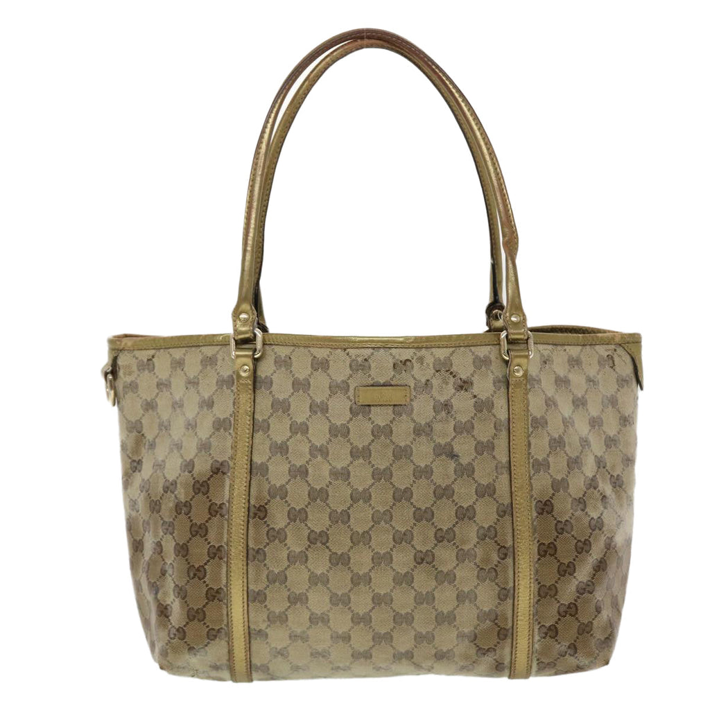GUCCI GG Supreme Shoulder Bag Beige 197953 44426