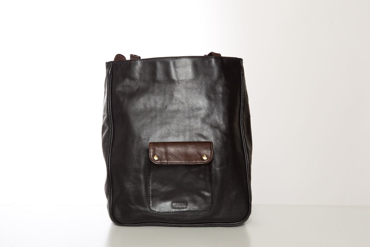 Moschino Black & Brown Handbag