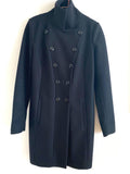 PATRIZIA PEPE WOOL COAT BLACK - SIZE IT 44