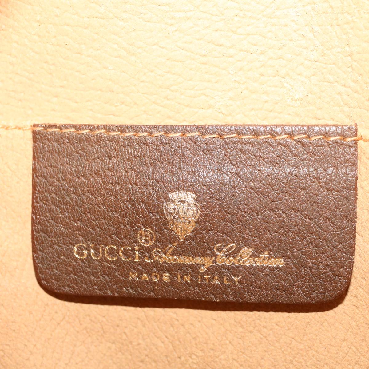 GUCCI GG Canvas Web Sherry Line Clutch Bag Beige Red Green 156.01.030 44751