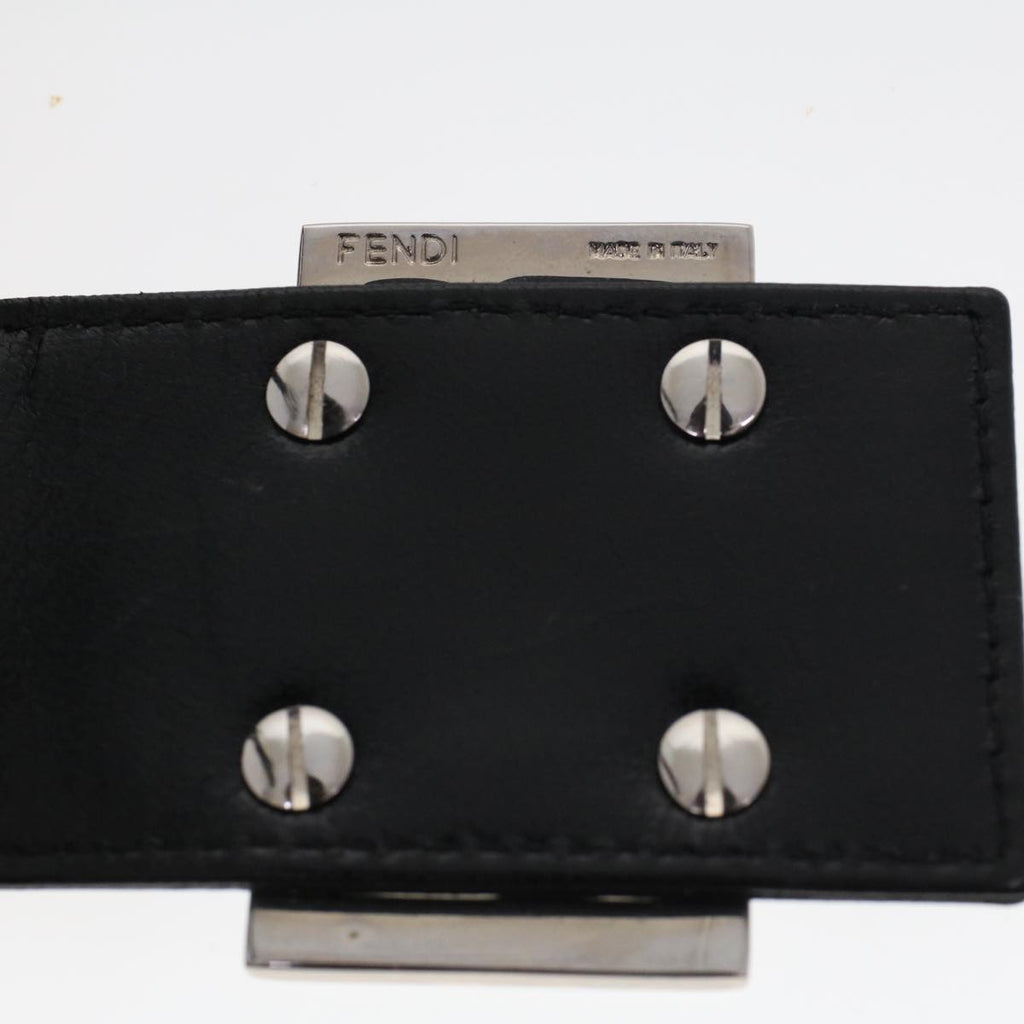 FENDI Mamma Baguette Shoulder Bag Nylon Black 2321.26426.008 44758