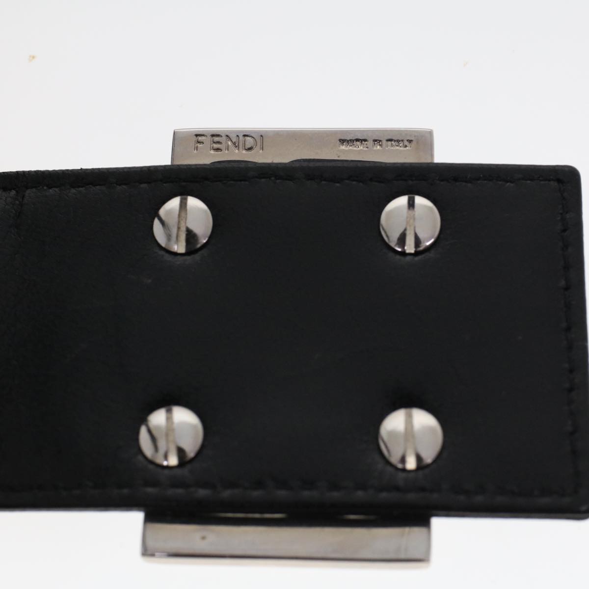 FENDI Mamma Baguette Shoulder Bag Nylon Black 2321.26426.008 44758