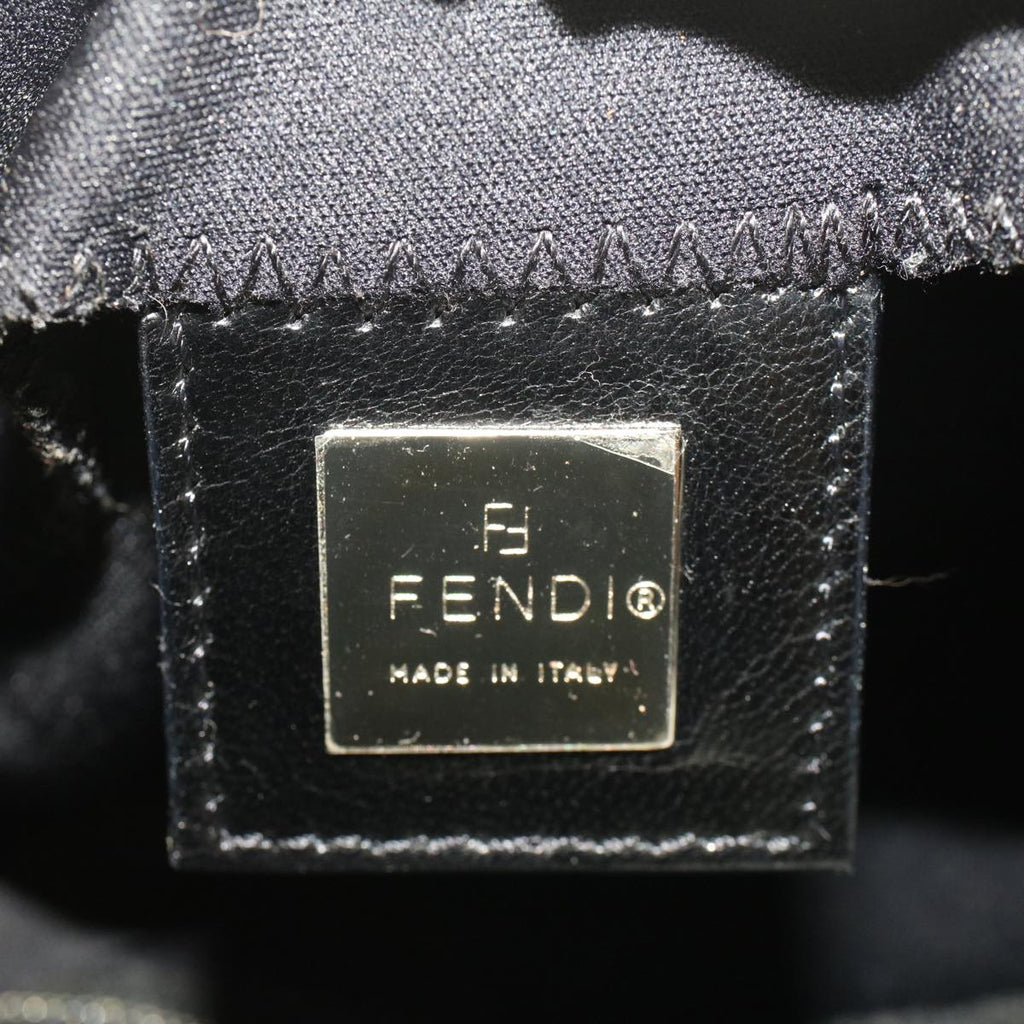 FENDI Mamma Baguette Shoulder Bag Nylon Black 2321.26426.008 44758