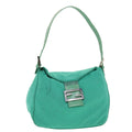 FENDI Mamma Baguette Shoulder Bag Nylon Light Blue 2308-26426-018 44798