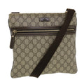 GUCCI GG Canvas Shoulder Bag PVC Leather Beige 295257 44808