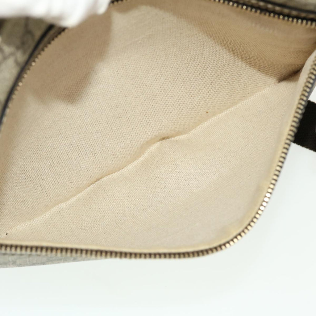 GUCCI GG Canvas Shoulder Bag PVC Leather Beige 295257 44808