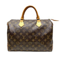 Louis Vuitton Speedy 30  Canvas Tote Bag ()