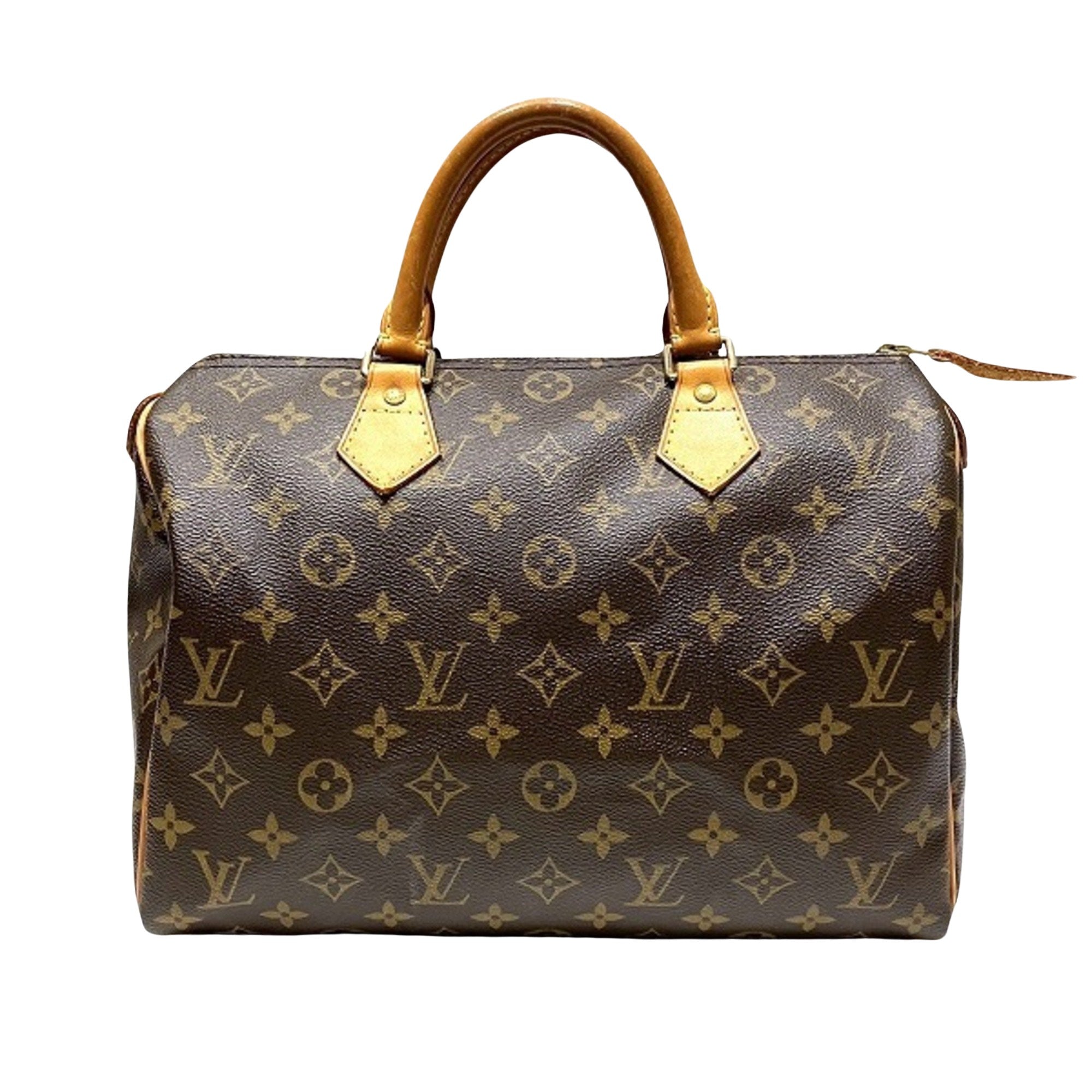 Louis Vuitton Speedy 30  Canvas Tote Bag ()