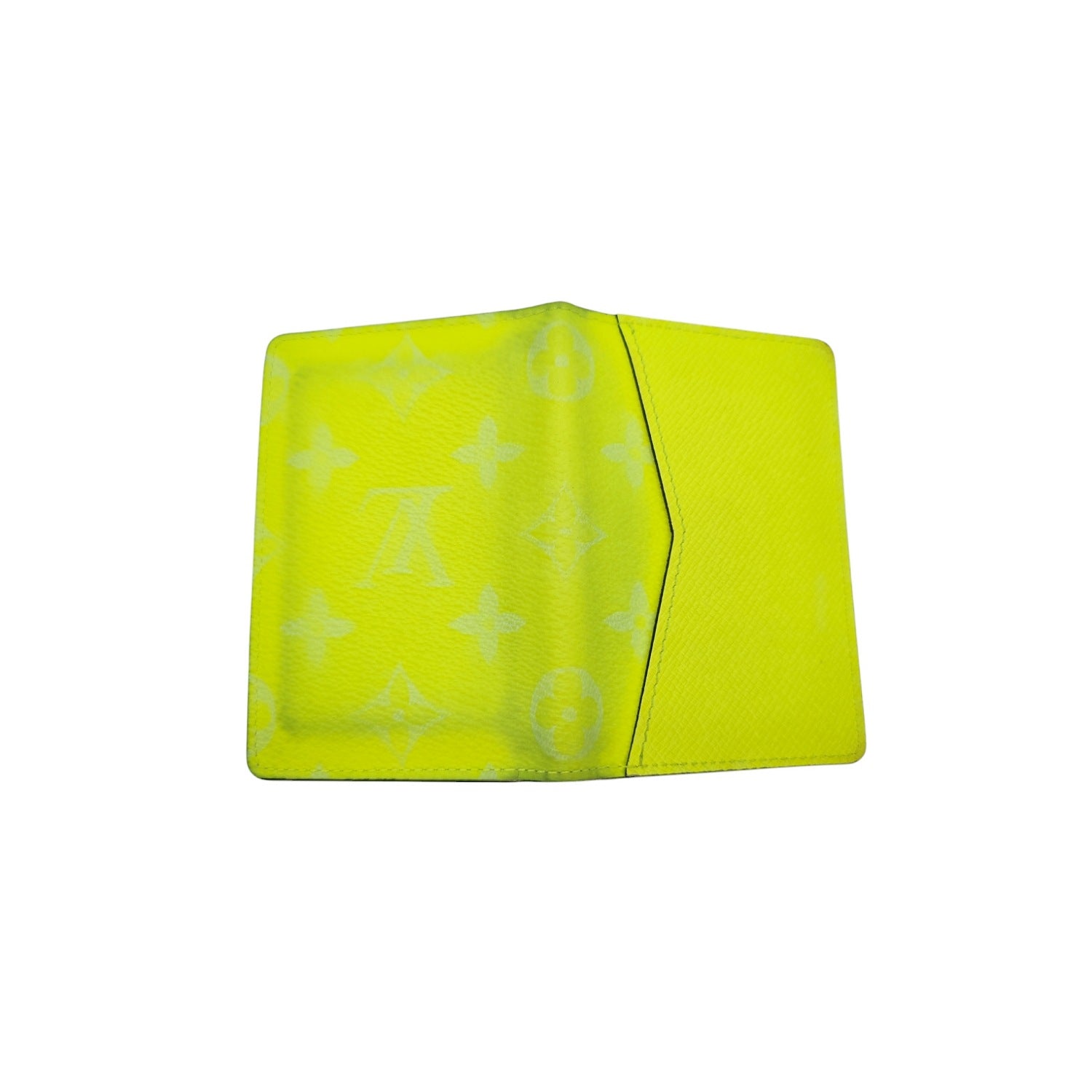 Louis Vuitton Monogram Taiga Pocket Organizer Yellow