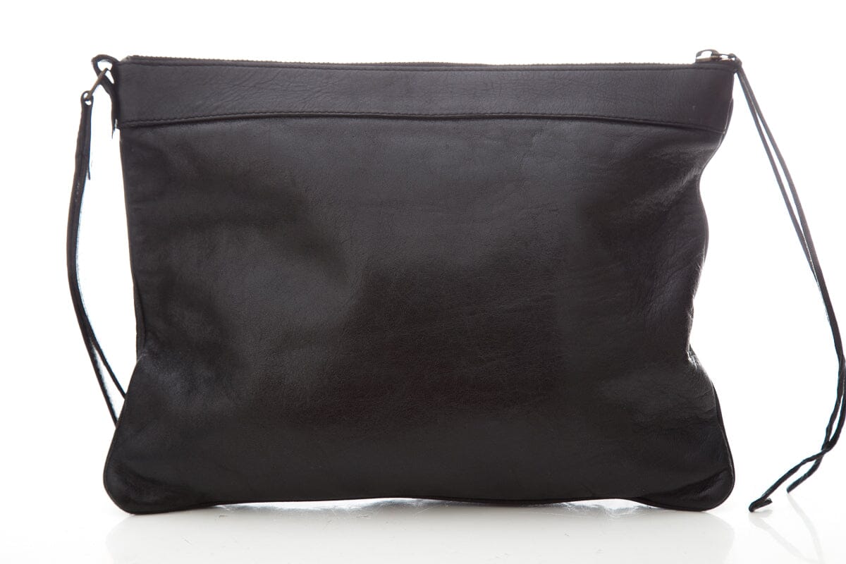 Balenciaga Black City Bag Wristlet
