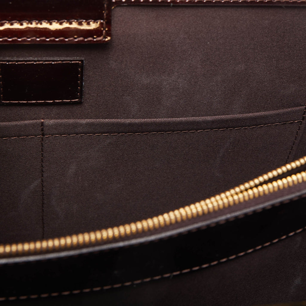 Louis Vuitton Amarante Monogram Vernis Deesse Gm Bag