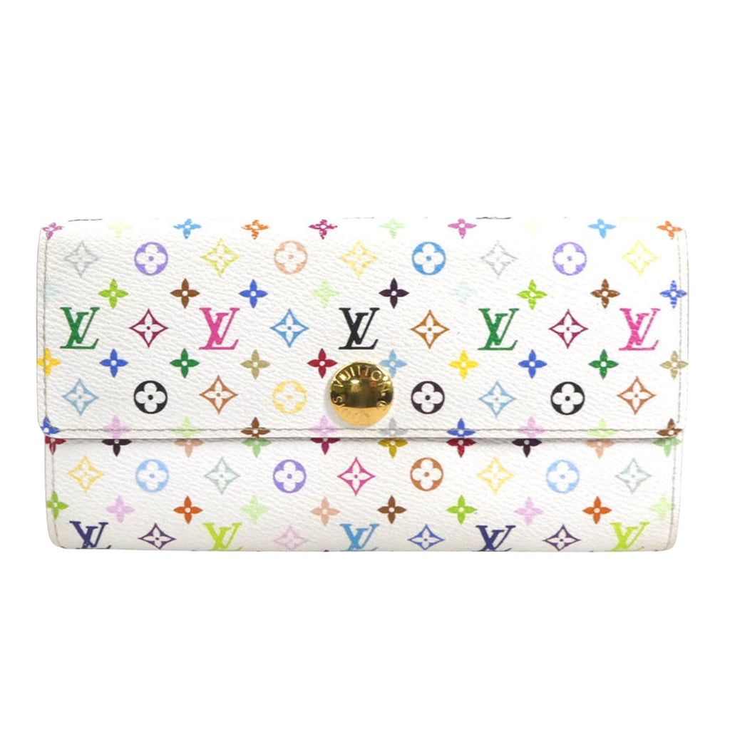 Louis Vuitton Portefeuille Sarah  Canvas Wallet  ()