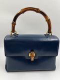 Gucci Leather Bag with Bamboo clasp