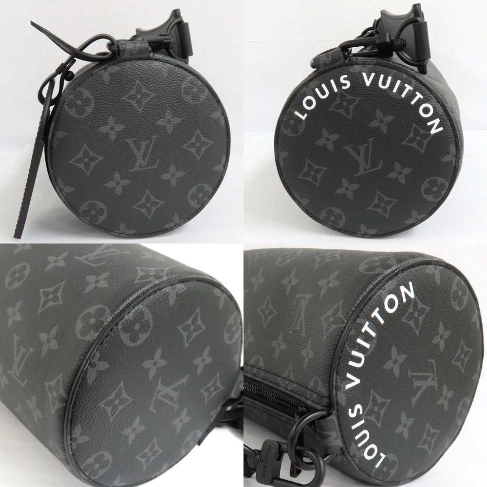 Louis Vuitton PM M46796 Monogram Eclipse Shoulder Bag 2WAY Black Gr Leather