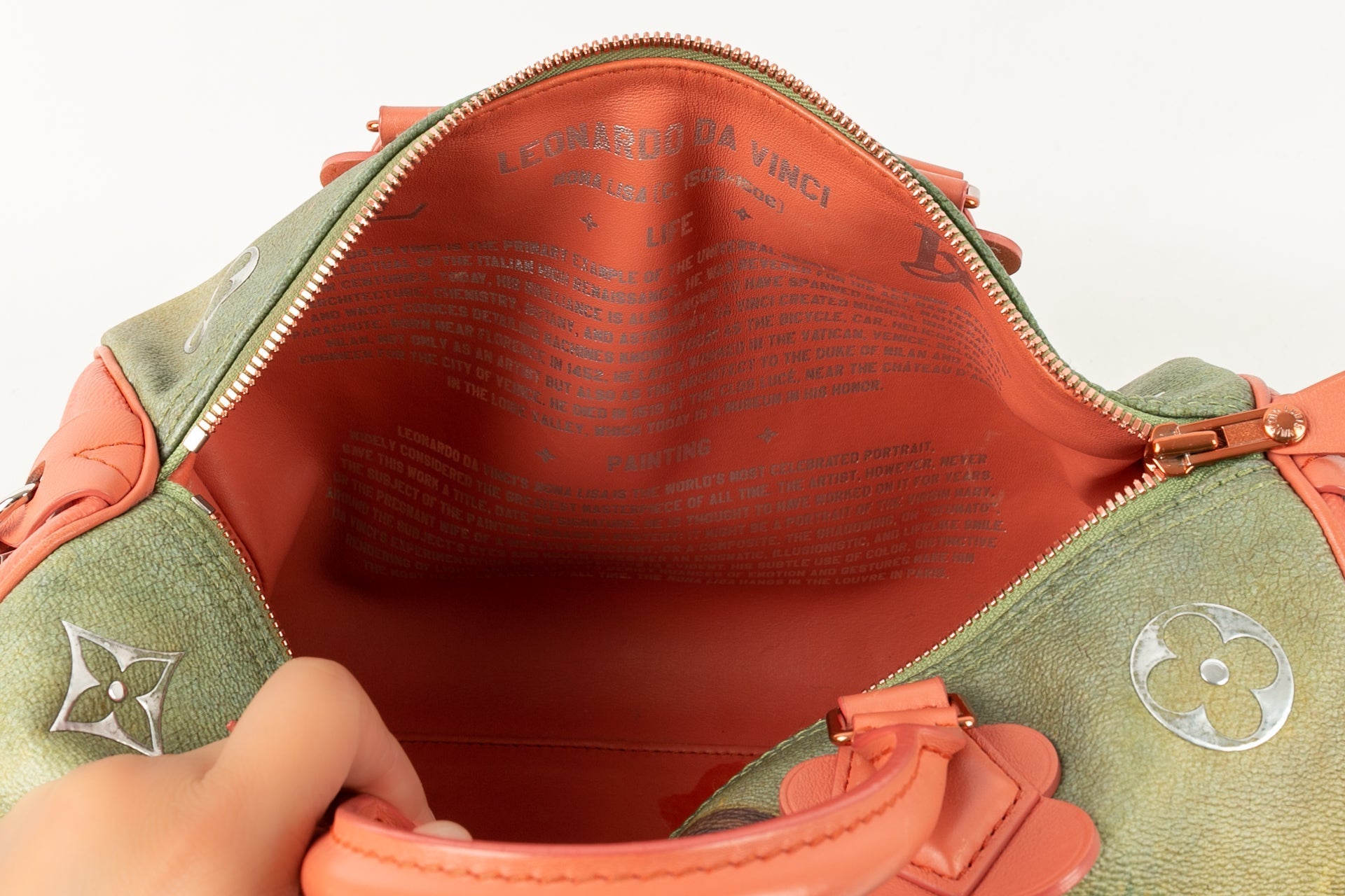 Sac "Da Vinci" Louis Vuitton X Jeff Koons