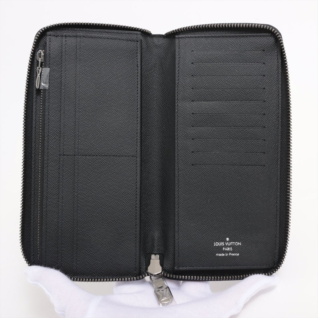 Louis Vuitton Monogram Zippyr Organizer M82081 Black Round Zipper Wallet